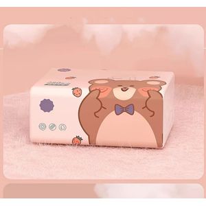 -laags Versterkt Tissue, 6.69in x 5.51in - Zachte Natuurlijke Houtpulp, Ideaal voor Kantoor, School en Reizen