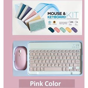 Draadloos toetsenbord en muis voor iPad Samsung Xiaomi Tablet voor iPad Mini Engels toetsenbord