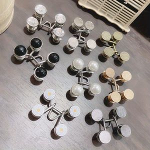 8 stuks verstelbare tailleverstevigers - Elegante & eenvoudige metalen jeansknopen voor damesbroeken, duurzame drukknoop-taillebinder, directe pasvorm zonder naaiwerk