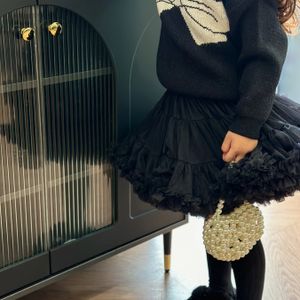 Zwarte Tutu Rok voor Meisjes, Leuke Prinsessen Taart Jurk, Verjaardagscadeau, Dag Dans Outfit.