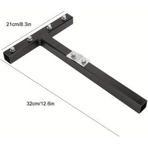 IJzeren achterdrager montagebeugel voor mobiliteitsscooter en rolstoel - Duurzame en stabiele accessoirehouder.