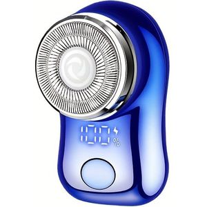 Elektrisch Scheerapparaat voor Mannen, USB-Opladen, Digitale Displayfunctie, Compact en Draagbaar, Geschikt voor Zakenreizen, een Vakantiecadeau voor Mannen