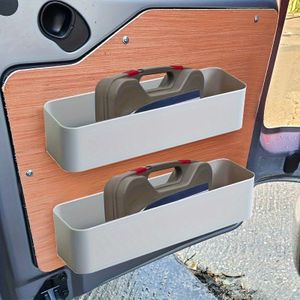 2pcs Storage Pocket Boxes For Tool Storage Van Racking Ratchet Strap Universal Fit