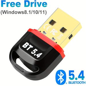 USB Bluetooth 5.4 Dongle Adapter voor PC, Speaker, Wireless Muis en Muziek Audio Ontvanger Zender