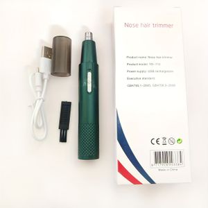 Elektrische - en Oorhaartrimmer, Pijnloze Wenkbrauw- en Gezichtshaarverwijdering, USB-Oplaadbare Batterij, Compact Ontwerp voor Mannen en Vrouwen, Cadeau voor Mannen