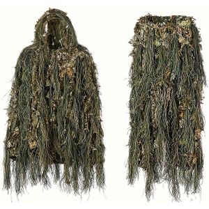 3D Ghillie Pak Voor Jacht, Camouflage Kleding, Buiten Woodland Kostuum