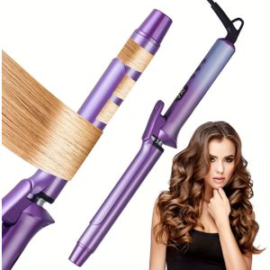 Hatteker Elektrische Krultang Wolle Rol Krultang Meerdere Stadia Temperatuurcontrole Haarkrultangen Universele Krultang voor Lange en Korte Haar