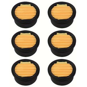 4-Pack/6-Pack Luchtcompressor Demperfilter, Inlaatdemperelementen voor Stillere , Niet-Elektrische Voeding, Geen Batterij Nodig