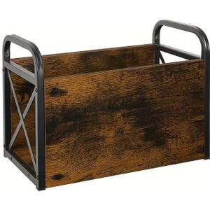 TEMU Magazijnhouder, Magazijnenrek voor de Vloer, Opbergmand voor Tijdschriften, Maporganizer voor Mappen, Boeken en Kranten, Tablet Organizer