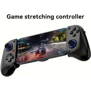 De FonkiiDokii Mobiele Gamecontroller met Hall Effect Joystick, Multi-Platform Draadloze Gamepad, Trillingsfeedback, Ondersteunt 2.4G Draadloos, 5.2 BT Verbinding, Compatibel met , PC en Switch