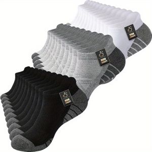 Dubbele Heren Lage Comfortabele Gewatteerde Casual Sokken, Heren Sokken, dubbele sokken, gewatteerde sokken