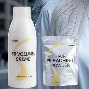 Blauw Haar Bleekset: 6/9 Vol Dev, Verwijderaar, Plantaardig, 9-Tinten Lichtmakend – De Beste Keuze voor het Kleuren van Je Haar