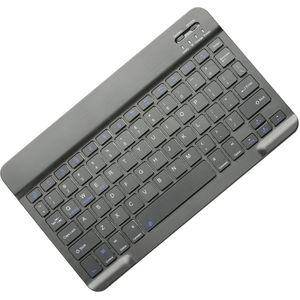 Draadloze toetsenbord, oplaadbare draadloze toetsenbord, ultra-dun draadloos toetsenbord, compatibel met Apple iPad iPhone iOS 13 en , Samsung tablets, smartphones, en Windows.