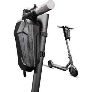 Waterdichte Scooter Tas - Duurzame PU Schaal, Capaciteit Voor Hangende Opberging voor Elektrische Scooters en Fietsen, Zwart, Verstelbare Banden & Veilige Gespen voor Pendelaars