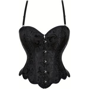 Klassieke Jacquard Shapewear Cami Bodysuit Push Up Palace Shapewear Hem Ontwerp Korset Bustier Halloween
