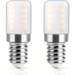 Led Refrigerator Light E14 Led Bulb 3w Warm White 2700k For 20w 30w Halogen Bulbs 83 Ra 360° Beam Angle Bulbs, Suitable For Refrigerators, Sewing Machines, Ac 230v, 2/6pcs