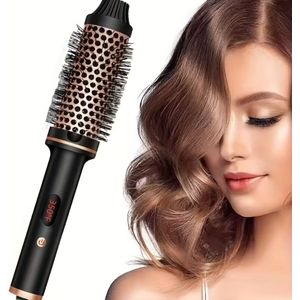 Volumizer Haarkruller Stylingborstel Professionele Krultang Verwarmd Snel Verwarmen voor Krullen & Volume