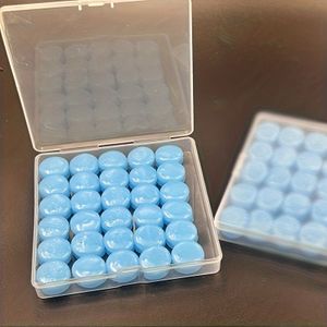 Vormbare Oordopjes, 32dB Geluidreductie voor & Zwemmen, Herbruikbaar, Waterdicht, Blauw, Universele Maat – Pak van 30