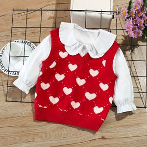 Meisjes Vest Lente/Herfst Stijl - Alleen de vest, onderhemd niet inbegrepen