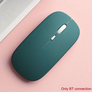 Wireless muis, ultradunne laptopmuis, ergonomische draagbare enkelmodus muis, geschikt voor zowel linkshandigen als rechtshandigen, ideaal voor - Alleen BT-compatibel