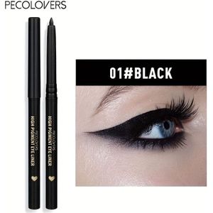PECOLOVERS Waterdichte Matte Eyeliner Gel Potlood - 12 Levendige Tinten (Groen, , Blauw, & Meer), Zacht & Makkelijk aan te Brengen, Langdurige Pigment Oogmake-up voor een Gedurfde, Roekeloze Look