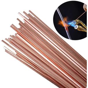 TEMU 10/20/30stuks Zelf-Flux Copper Fosfor Lasmateriaal, Loodvrije Soldeerstaven voor Reparatie van Airconditioning- en Koelingsleidingen, Duurzame Metaallasmiddelen zonder Batterij