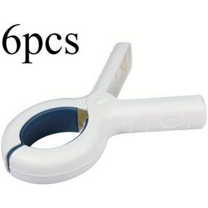 6pcs Heavy-duty Beach Towel Clips - , , And Rust-resistant For Laundry, Bedding, And Outdoor Use With