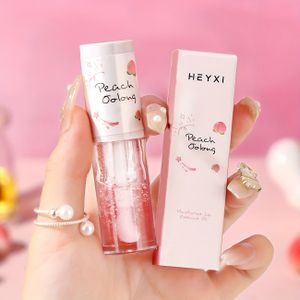 Perzik Oolong Lippenbalsem: Hydraterende Lip Olie met een Fruitige Twist - Perfect voor Alle Huidtypen!