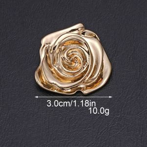 5 stuks/pak Uitstekende Glanzende Roze Metalen Knopen Jas Trui Trui Pak Jurk Windjack Jas Mode Handgemaakt Decoratieve Knopen DIY Schoenen En Hoeden Cadeau Tassen Sieraden Handwerk Accessoires