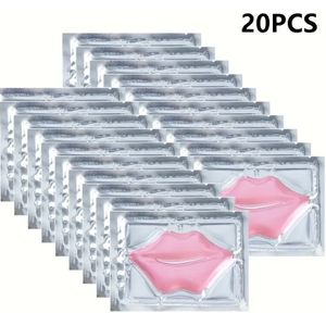 20 stuks 20 stuks Lip Mask, Bevat Hyaluronzuur voor Hydratatie, Anti-Droge Lip Care Set, Voedende en Kalmerende Lip Patch, Hypoallergeen, Geschikt voor alle huidtypes