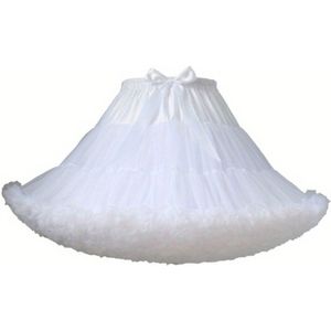 Vrouwen Punk Stijl Lolita Tule Rok, 45cm Zachte Tule, Fluffy Korte Candy Ontwerp, Polyester , Casual Dagelijkse Kleding