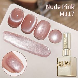 Nagel Trend 2025 Holografische Nagelkunst 6 Kleuren 15ml Reflecterende Magnetische Nagellak Soak LED Gel Salon Vrouwen Nagelart Gereedschap Mode Nagelgel