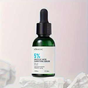 Salicylzuuroplossing (1.01oz) - Zachte Exfoliërende Serum/Masker voor een Gladde en Helder Beige Tint | Draagbare Reisset