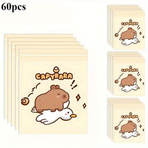 60 Stuks Universele Auto Afvalzakken, Verdikt, Achterkant Kleef, Schoon, Handig Om Te , Gemaakt Van Andere Plastic, Voor Auto, Thuis, Desktop Gebruik