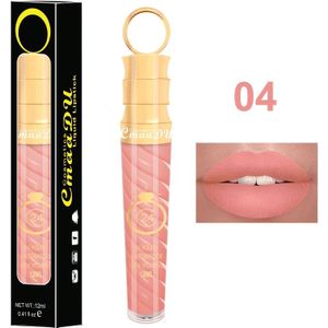 1 stuk CmaaDU Langdurige Waterproof Matte Lipgloss Lippenstift - Niet Vervagende Tint, Spiraal Tube, Geschikt voor Alle Lichtbeige Typen (/Gevoelig/Vettig), Verfijnd Kerstcadeau voor &