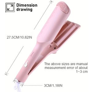 EU-stekker 32mm Krultang, Dikke Automatische Roller met Permanente Instelling, Geen Haarplakken