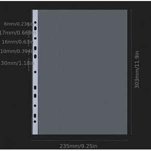 100pcs A4 Transparent Folders - Waterproof, Transparent And - Are Organizing Documents At Home, At The Office Or At School