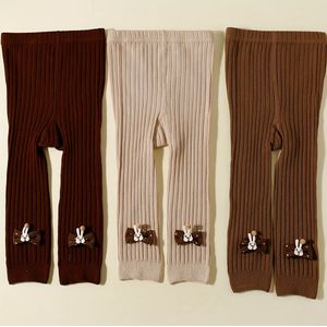 3-Pack Capri Panty's voor Meisjes | en Elastaan Gebreide Stof, Kleur, Geschikt voor Alle Seizoenen, Alleen Handwas