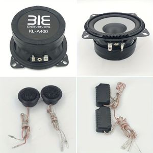 1 paar 4 inch MAX.300W auto set high fidelity coaxiale luidsprekers met stofkap en audiokabel, RMS.30W auto audio muziek stereo full range luidsprekers, set met 2 tweeters