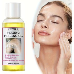 Gele Peelolie voor een Egaal Huidtint, Olie voor tot Lichtbeige , Sterke Gladmakende Geelolie met Extra Kracht voor Alle Lichte Beige Tinten