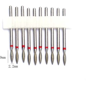 10-delige Nagelborenset Nagelbits Voor Nagelboor E-bestand Professionele Hardmetalen Boorset Nagels Voor Acrylgelnagels Thuissalon