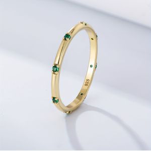 2g S925 Pure Silvery Simple Three-color Round Geometric Jewelry Ring For Women