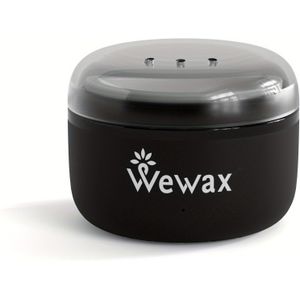 1 stuk WEWAX Mini Waxverwarmer voor Gezicht, Draagbare Ontharingswarmmaker voor Boogvorming van wenkbrauwen, USB-aangedreven Geschikt voor Reizen en Zakenreisjes, Zwart