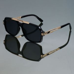 Retro Rechthoekige Bril voor Vrouwen en Mannen met Metalen Montuur, Kleurblok Ontwerp, Modieuze Decoratieve Brillen, Stijlvolle Accessoire, Duurzame Scharnieren, Statementstuk, Mode Liefhebbers