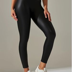 Women's High-waisted Black Leggings - Stretchy, Casual, Non-see-through, Machine Washable For Spring/summer/fall, Leggings | Sleek Leggings | Smooth Fabric Leggings, High Waisted Leggings