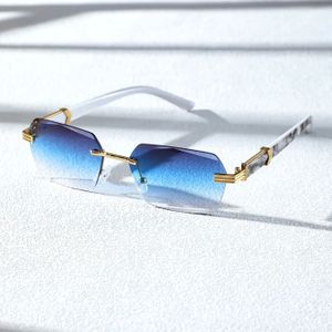 1 stuk Heren Retro Onregelmatige Montuur Bril - Zinklegering, Blauwe Lenzen, Geschikt voor Feestdagen Cadeaus & Decoraties, Dagelijkse Mode Accessoires | Retro Design | Duurzame Brillen