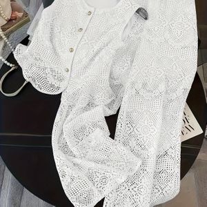 Plus Size, Verfijnde Uitgesneden Tweedelige Vest Set