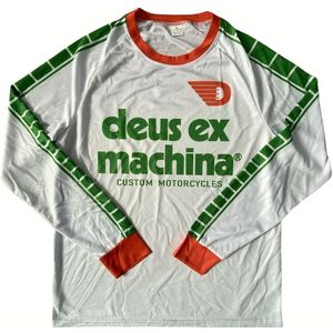 EX MACHINA Powersports Truien, Powersport Kleding,Sportieve Uitstraling,Klassieke Pasvorm,Ademende Stof,Lichtgewicht Jersey,Prestatiedracht,Atletisch Shirt