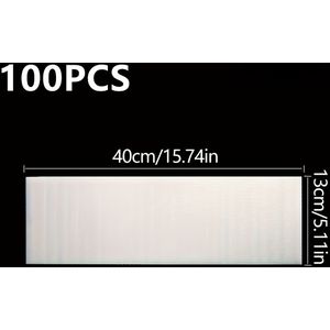 stuks Unisex-Adult Lange Haarverf Scheidingstrips, Professionele Kapsalonkwaliteit Haarstyling Highlight & Kleur Beschermingsvellen