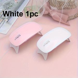 Mini Nageldroger / LED Nagellamp, Micro USB Gelnagel Uithardingsmachine, Nagelkunst Apparatuur met 3 LED Kralen, Manicuregereedschap